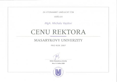 080514 Cena Rektora MU